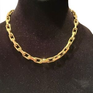 Gold-Link Chain Necklace for Women or Men - Classic Statement